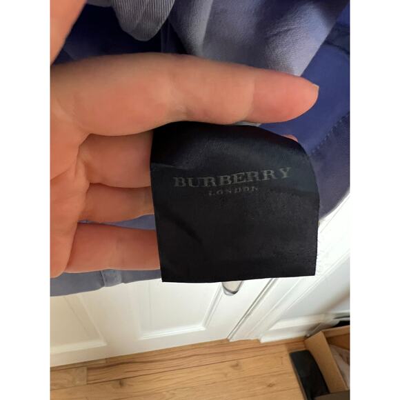 Burberry London Women's 10 Jacket Signature Nova Check Lining light Purple Crop - Picture 11 of 14